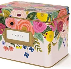 Juliet Rose Tin Recipe Box – Rifle Paper Co.