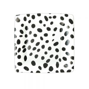 Spots Square Paper Salad & Dessert Plates  – Caspari