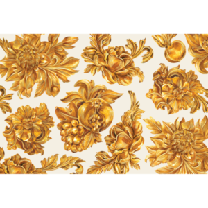 Hester & Cook Gold Flora Placemat