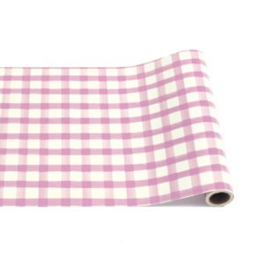 Hester & Cook Lilac Painted Check Runner