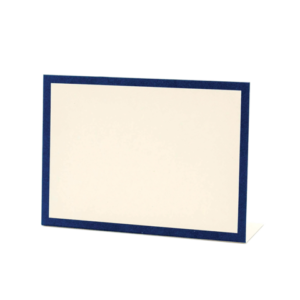 Hester & Cook Navy Frame Place Card