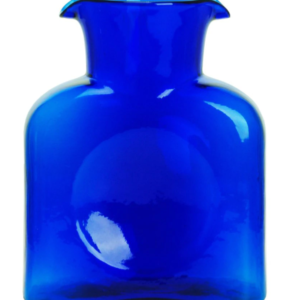 Blenko Glass Water Bottle – Cobalt Blue