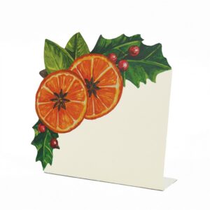 Hester & Cook- Citrus Stripe Placecards